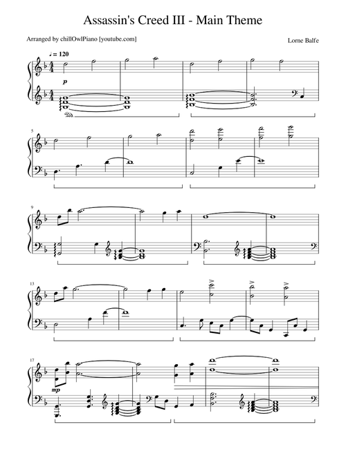 Assassin's Creed III - Main Theme