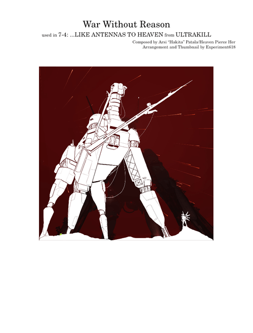 War Without Reason (ULTRAKILL 7-4 Theme) – Heaven Pierce Her