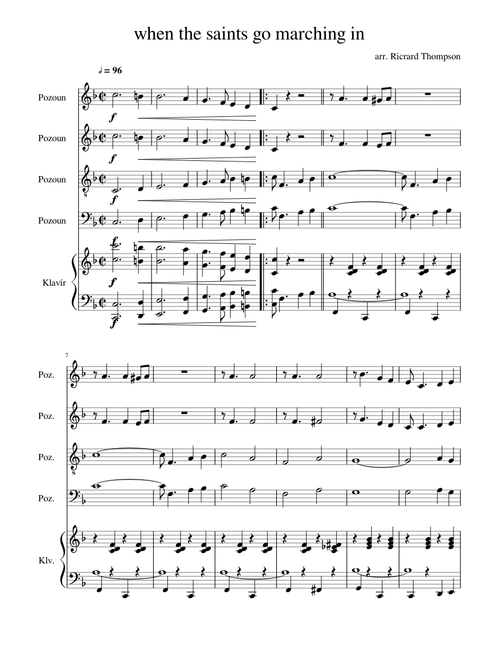 When the saints go marching in - Misc Traditional