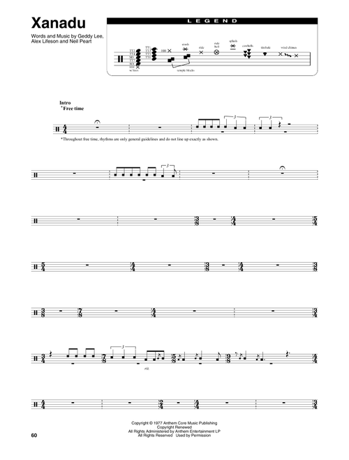 Xanadu - Rush (Drum Transcription)