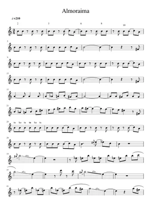 Almoraima – Paco de Lucia Sheet Music and Tab with Chords for Almoraima – Paco de Lucia Sheet Music and Tab with Chords for