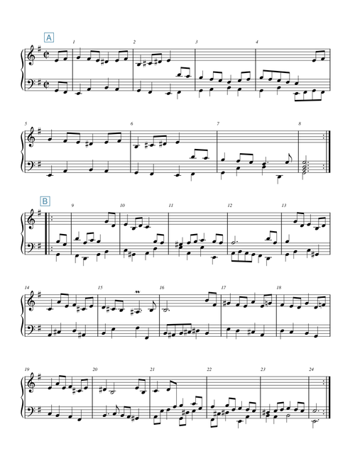simple binary bach