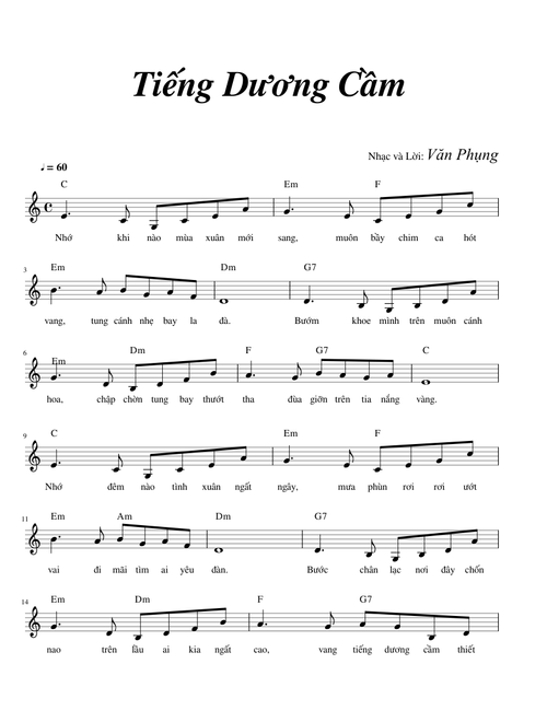 Tiếng Dương Cầm