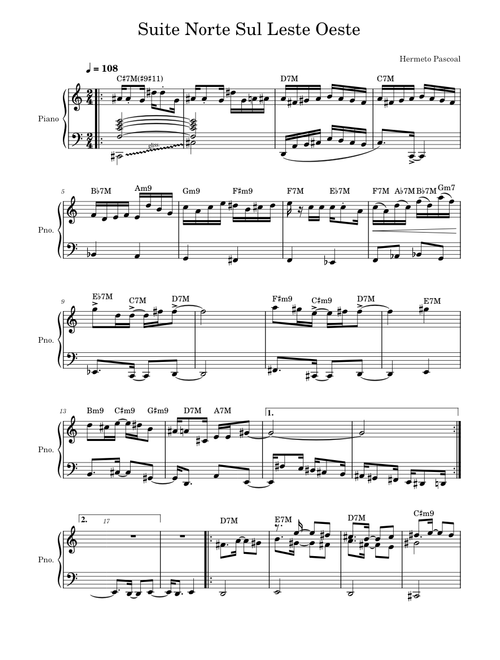 "Suite Norte, Sul, Leste, Oeste" - Hermeto Pascoal
