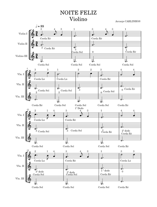 NOITE FELIZ Violino