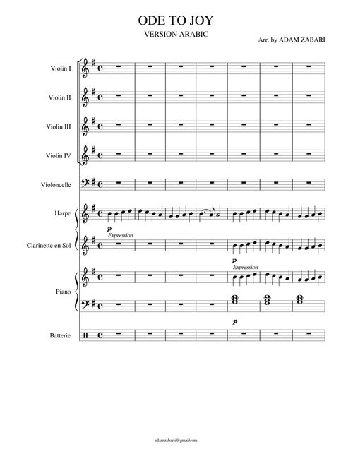 ODE_TO_JOY version arabic