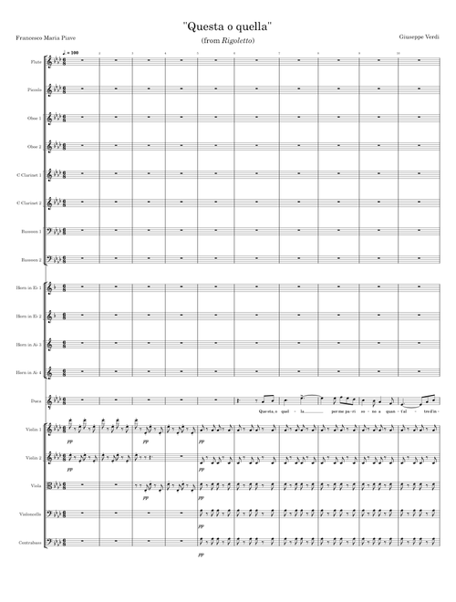 "Questa o quella" (from Rigoletto)