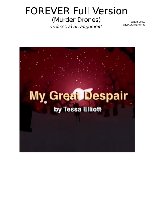 FOREVER The Full Version – AJ DiSpirito (orchestral arrangement)