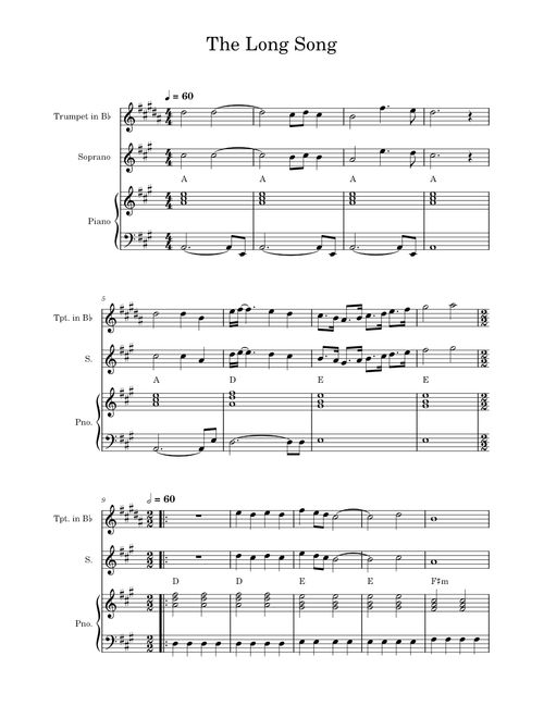 The long song – Murray Gold