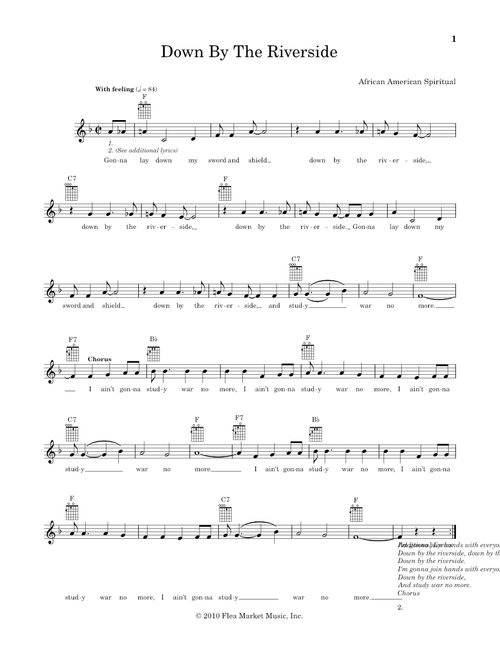 Down By The Riverside (from The Daily Ukulele) (arr. Liz and Jim Beloff) - Liz Beloff (Ukulele)