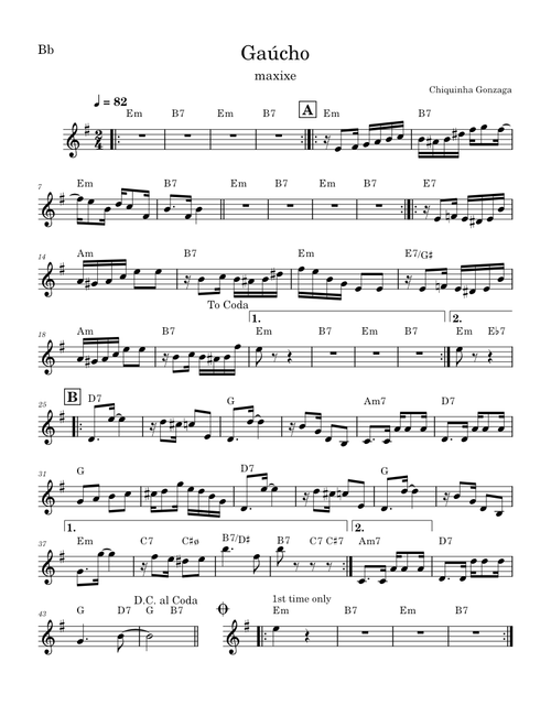 Corta Jaca (Gaúcho) – Chiquinha Gonzaga