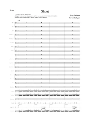 Shout - Tears For Fears - Sheet music for Piano, Guitar Shout - Tears For Fears - Sheet music for Piano, Guitar