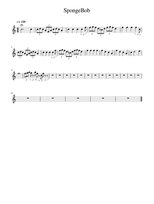 sponge bob theme