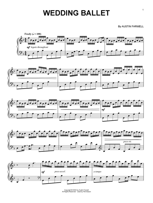 Wedding Ballet - Austin Farwell (Piano Solo)