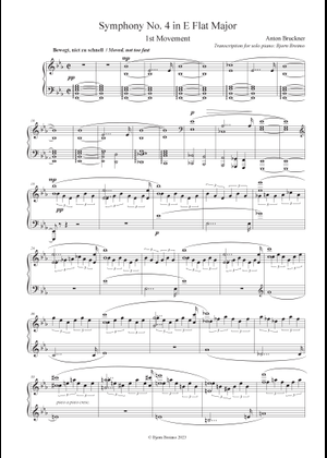 英語版楽譜 Bruckner Symphony No. 4 E-Majeur Bruckner: Symphony No. 4 | Edward Solomon