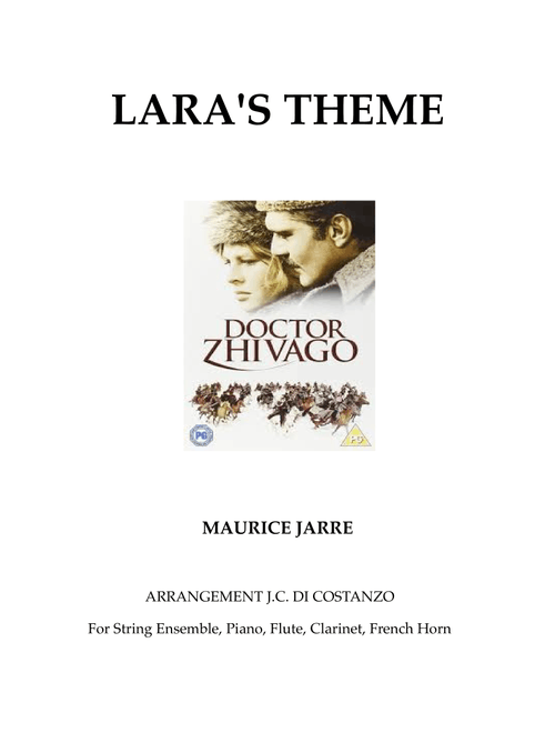 Lara's Theme (Arr. J.C. DI COSTANZO) - Maurice Jarre (Large Ensemble)