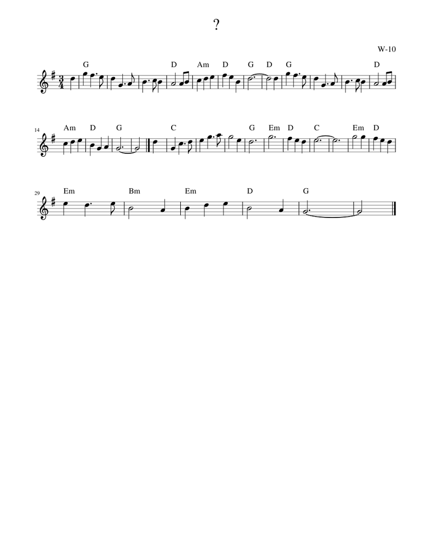? Sheet music for Piano (Solo) Easy | Musescore.com