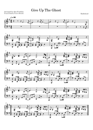 Play Official version of Give up the ghost Sheet Music by