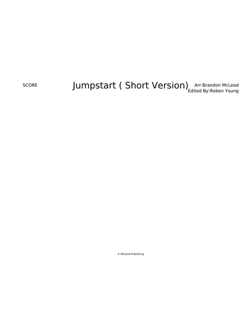Jumpstart ( Short Version)