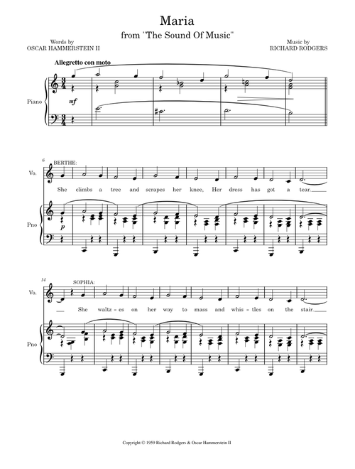 The Sound Of Music sheet music by Trevor Coard | Play, print, and