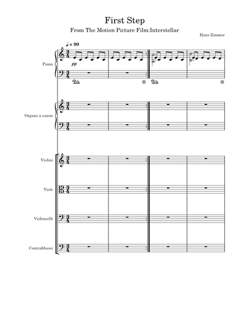 First Step(From the Motion Picture Film Interstellar)-Hanz Zimmer