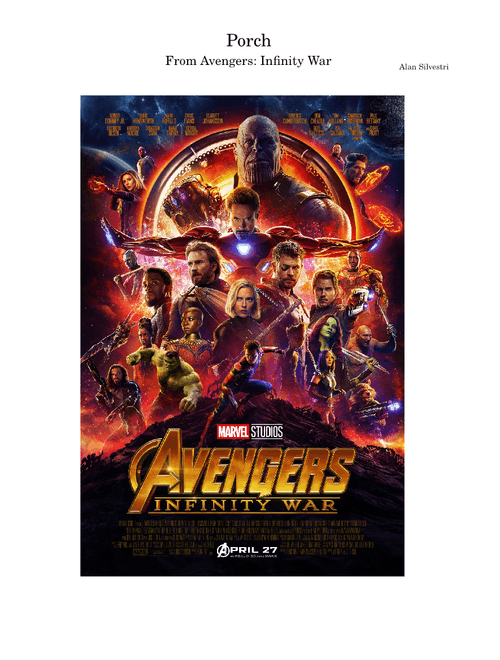 Porch from Avengers: Infinity War – Alan Silvestri