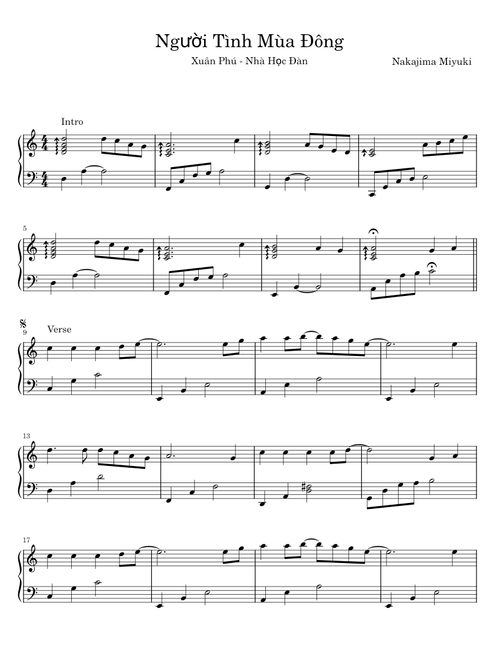 Người tình mùa đông - Miyuki Nakajima