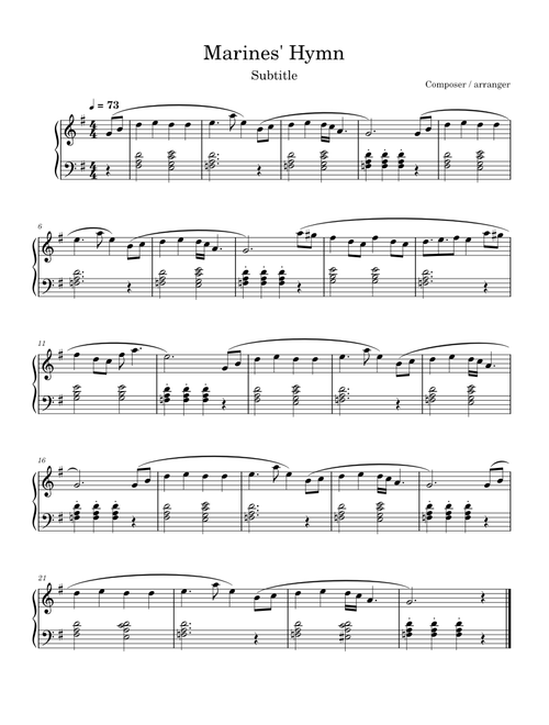 The Marines' Hymn