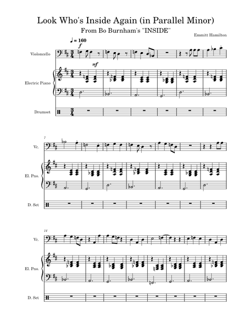 Look Who's Inside Again – Bo Burnham (in Parallel Minor)