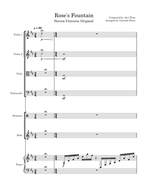 Roses Fountain – aivi & surasshu Rose Fountain Orchestra in D major