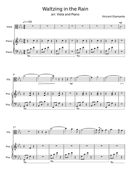 Waltzing in the Rain - Vincent Diamante