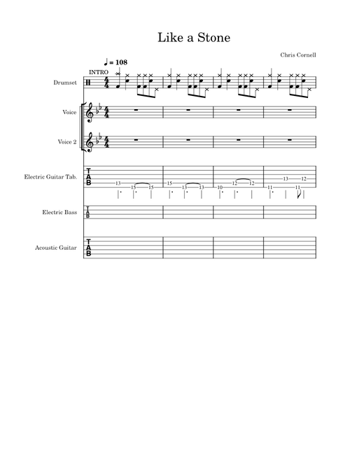 Like A Stone - Audioslave (Transcription)