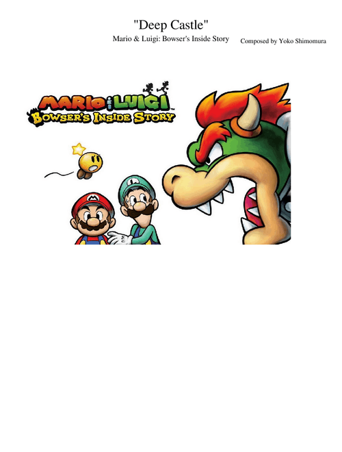 Mario & Luigi: Bowser's Inside Story ~ Deep Castle