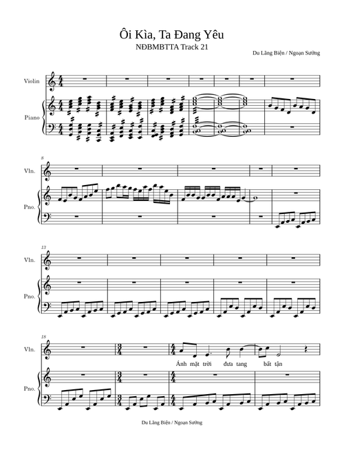 No.21 Ôi Kìa, Ta Đang Yêu – Du Lãng Biện