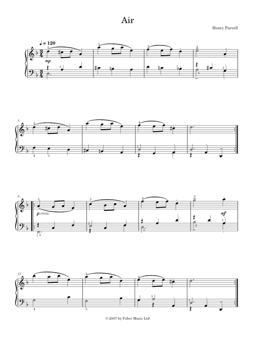 Air - Henry Purcell (Solo)