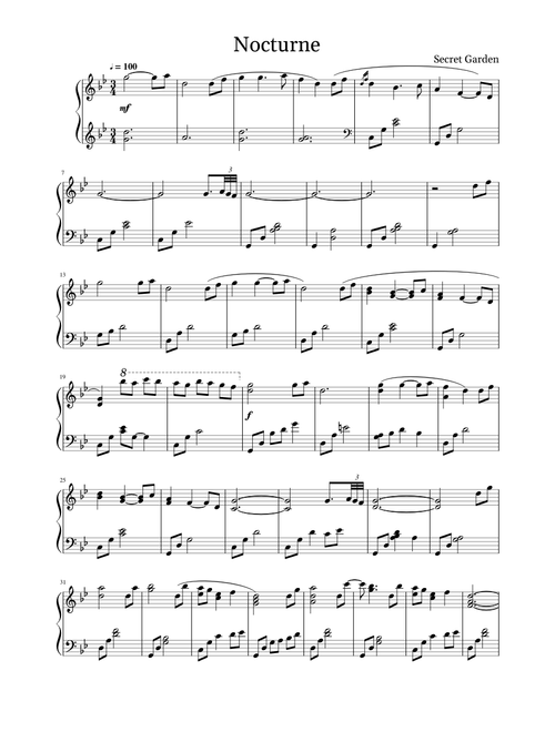 Nocturne by Secret Garden
