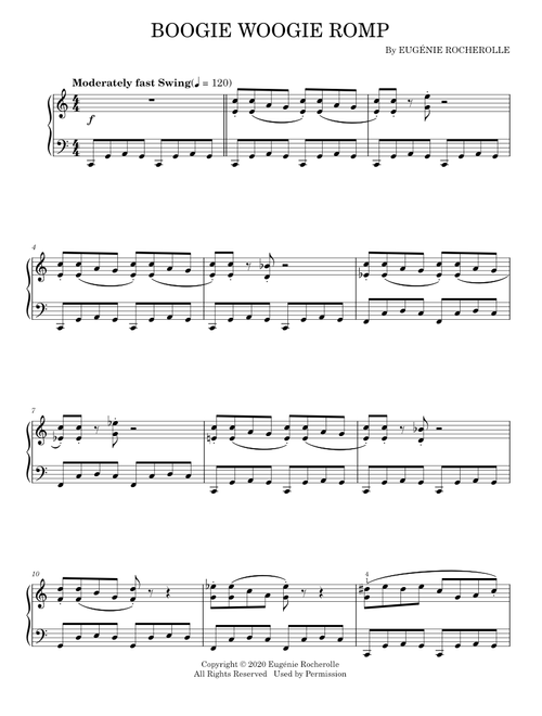 Boogie Woogie Romp (Piano Solo)
