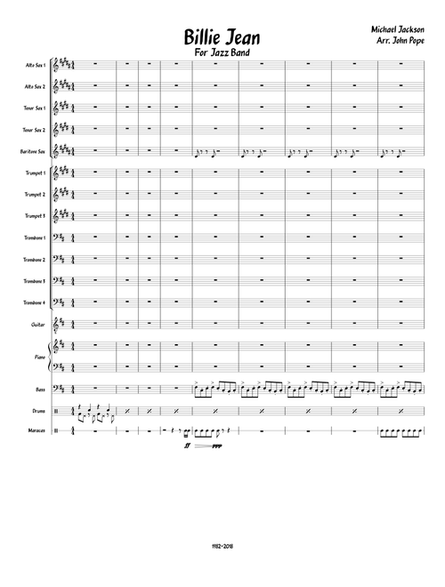Billie Jean for Jazz Band