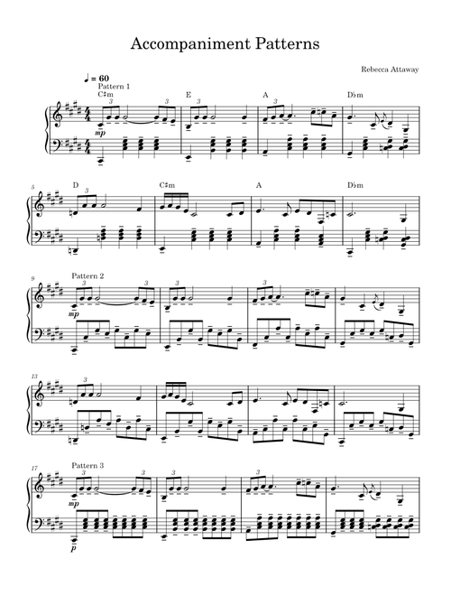 Accompaniment Patterns – BeccasMusic22