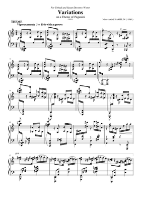 Etude hamelin piano 楽譜 アムラン 練習曲 アムラン 短調による