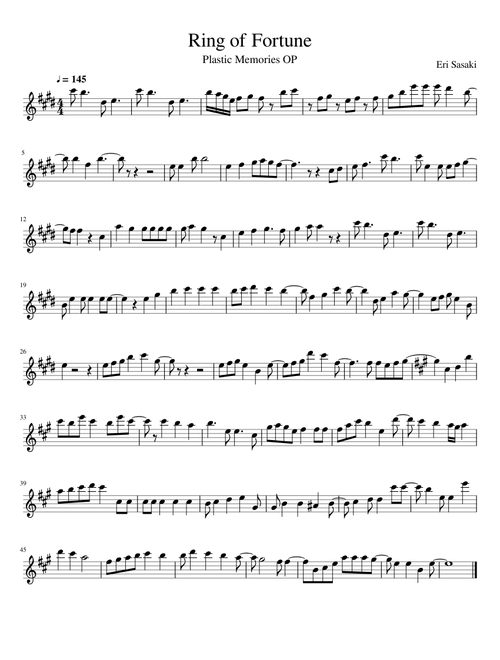 Plastic Memories OP-Ring of Fortune