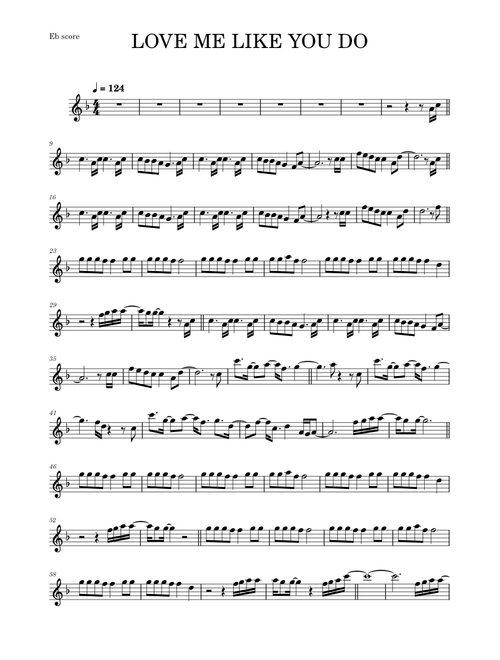 Love me like you do – Ellie Goulding (ALTO SAX RMX)