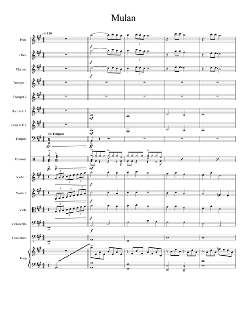 If mulan was a musical, the overture ig??