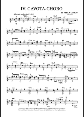 Free Suite Populaire Bresilienne No 1 Mazurka by Heitor Villa