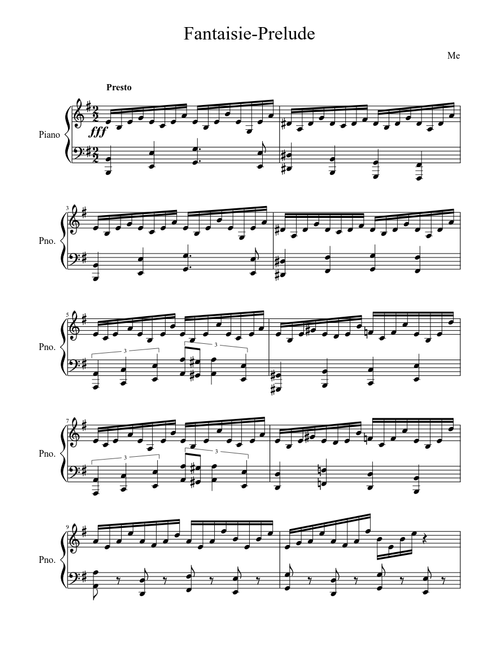 Fantaisie-Prelude