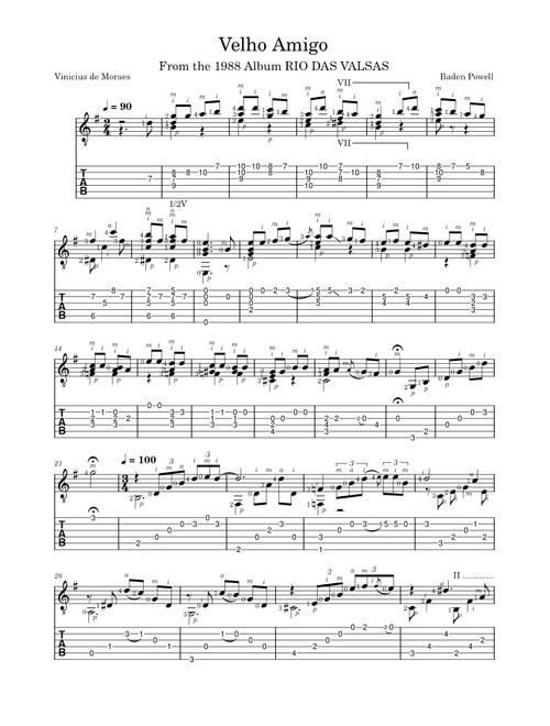 Velho amigo – Baden Powell Velho amigo by Baden Powell