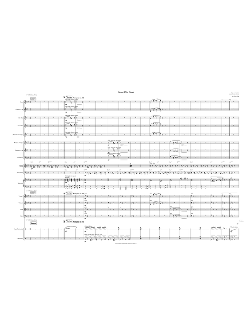 From The Start (Arr. Jerry Lau) - Laufey (Large Ensemble)