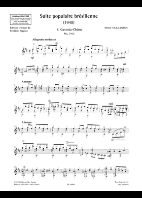 Free Suite Populaire Bresilienne No 1 Mazurka by Heitor Villa