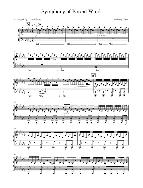 Symphony of Boreal Wind – Yu-Peng Chen Symphony of Boreal Wind - Yu-Peng Chen, Genshin Impact