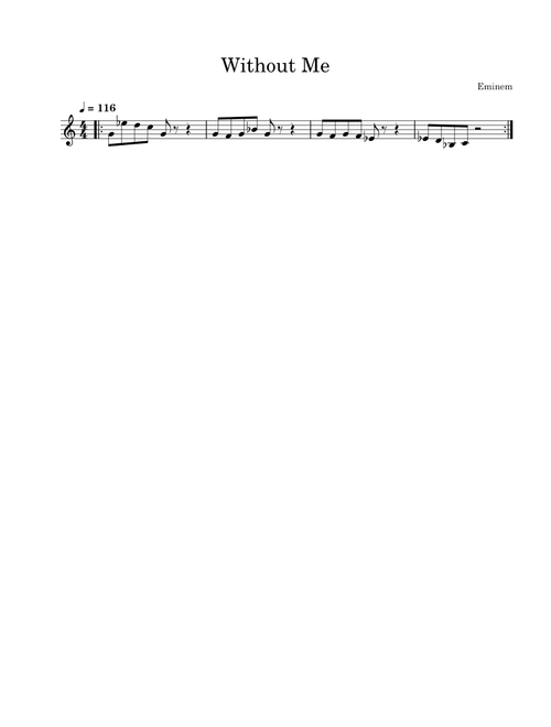 Without me – Eminem
